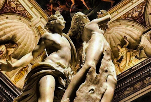 Apolo y Dafne, el abuso entre sombras