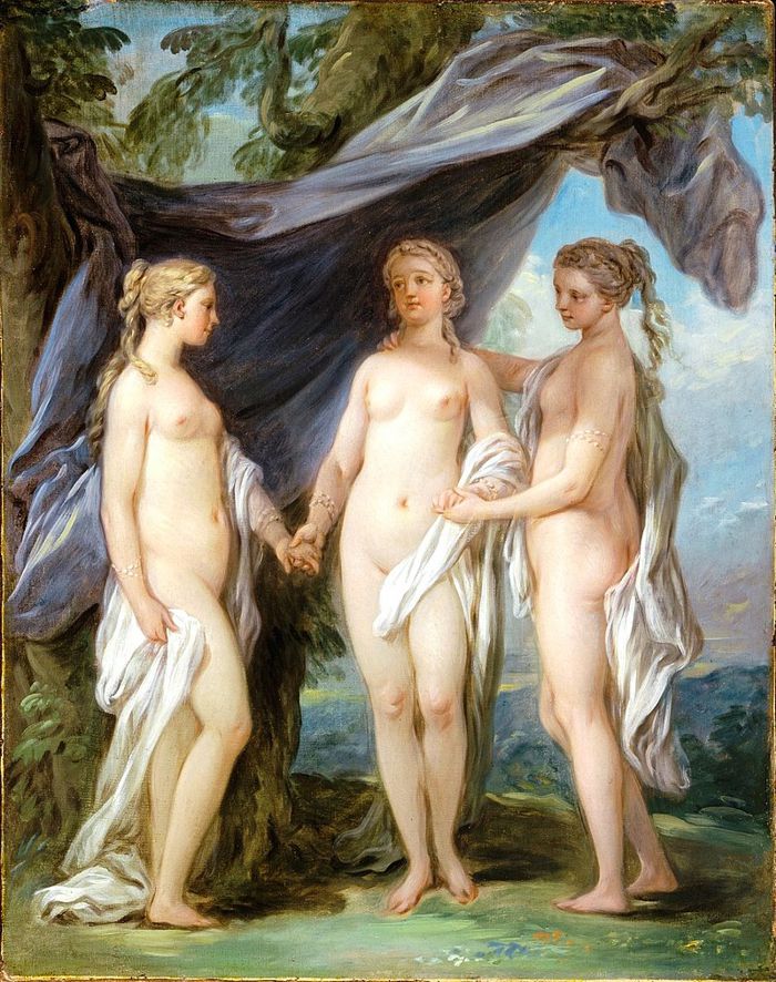 las tres gracias van loo