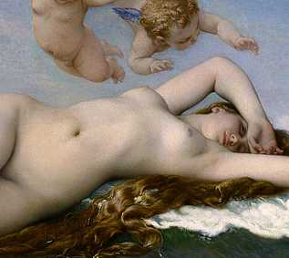 El nacimiento de Venus de Alexandre Cabanel