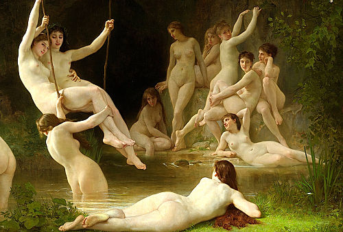 El Ninfeo de William-Adolphe Bouguereau