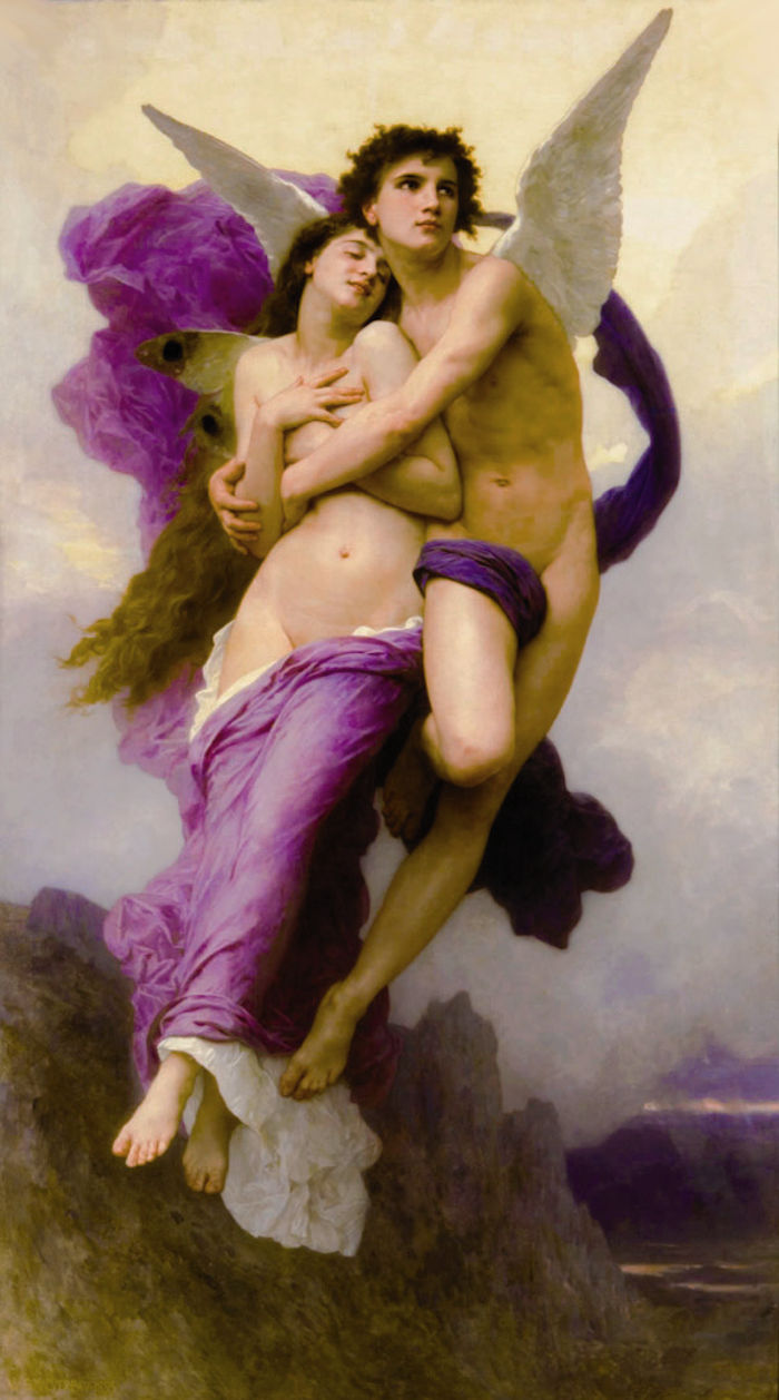 psique y cupido bouguereau