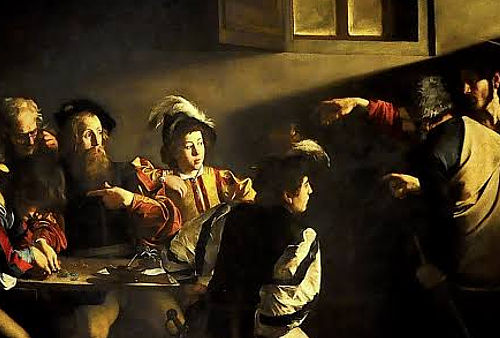 La mano que cambio su destino | La vocación de San Mateo - Caravaggio