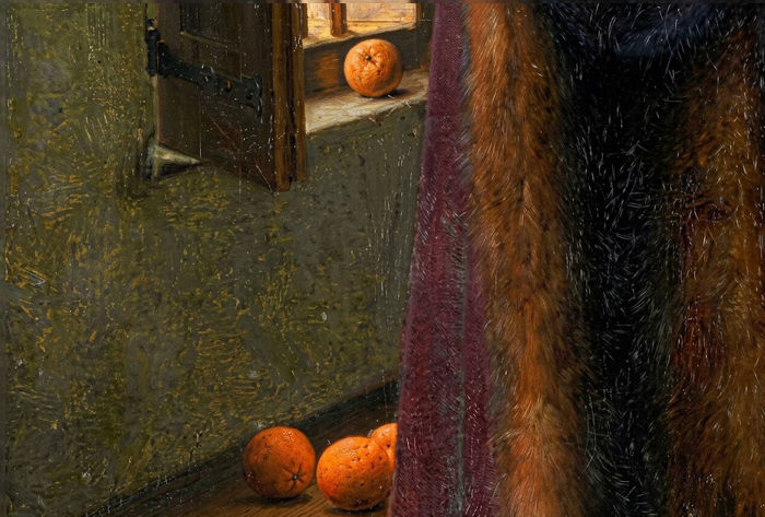 Objects and symbolism in The Arnolfini Portrait