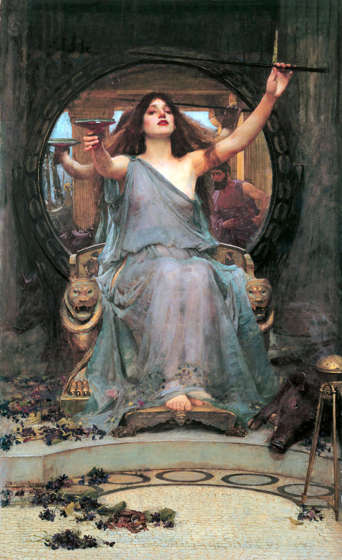 Circe Offering the Cup to Ulysses John William Waterhouse