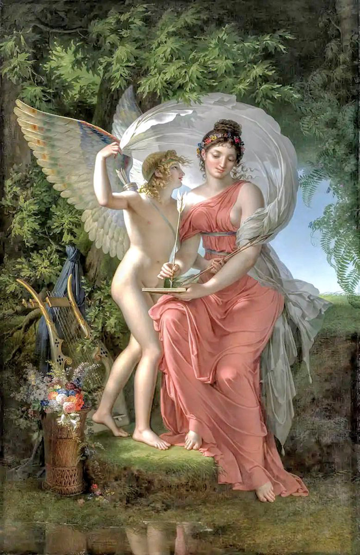 las musas charles meynier erato the muses