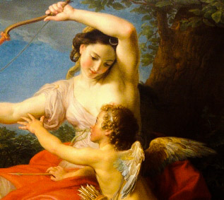 Cupido Las flechas del amor y el olvido