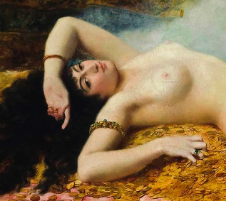 Danae y las monedas de oro