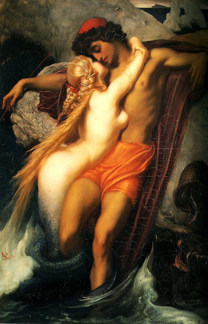 el pescador y la sirena leighton1