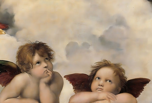 La Madonna SixLa Madonna Sixtina de Rafaeltina de Rafael