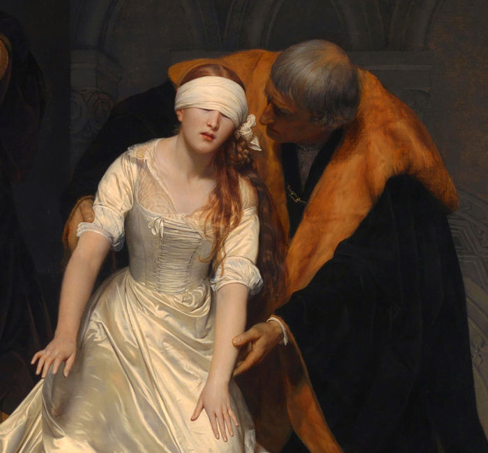 paul delaroche Ejecucion de Lady Jane Grey1