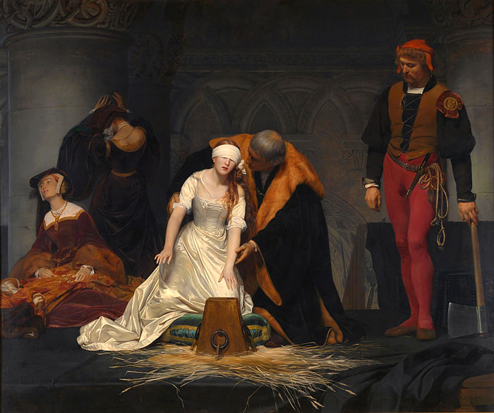 paul delaroche Ejecucion de Lady Jane Grey1